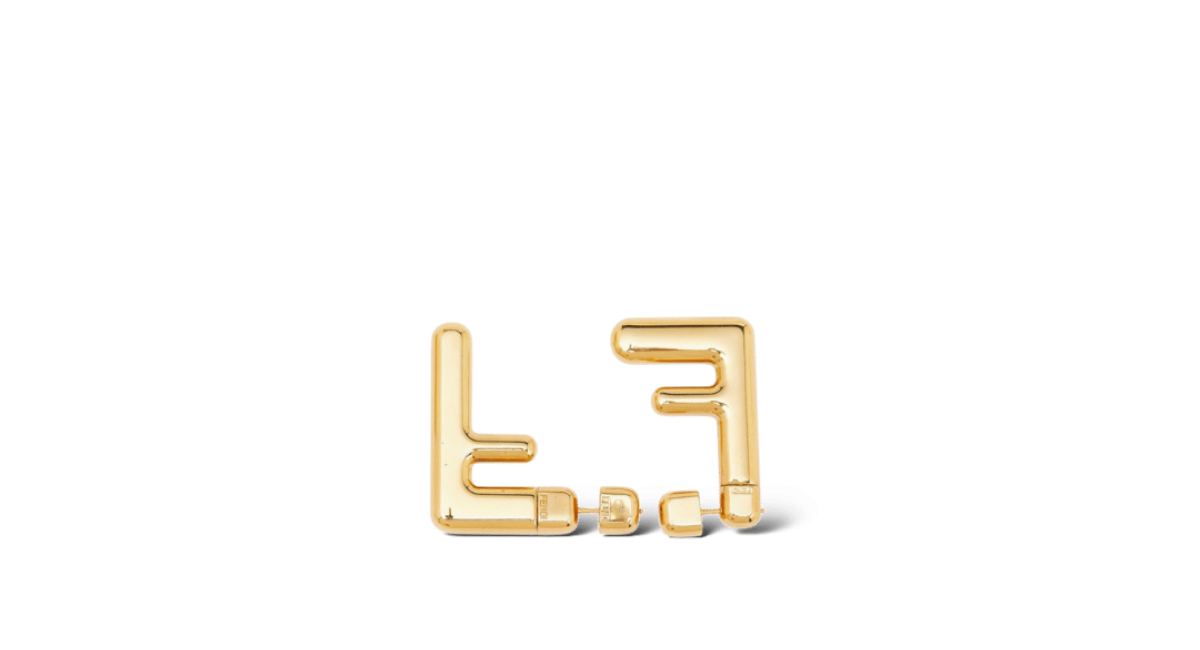 Fendi Double-F / Or / Taille Unique
