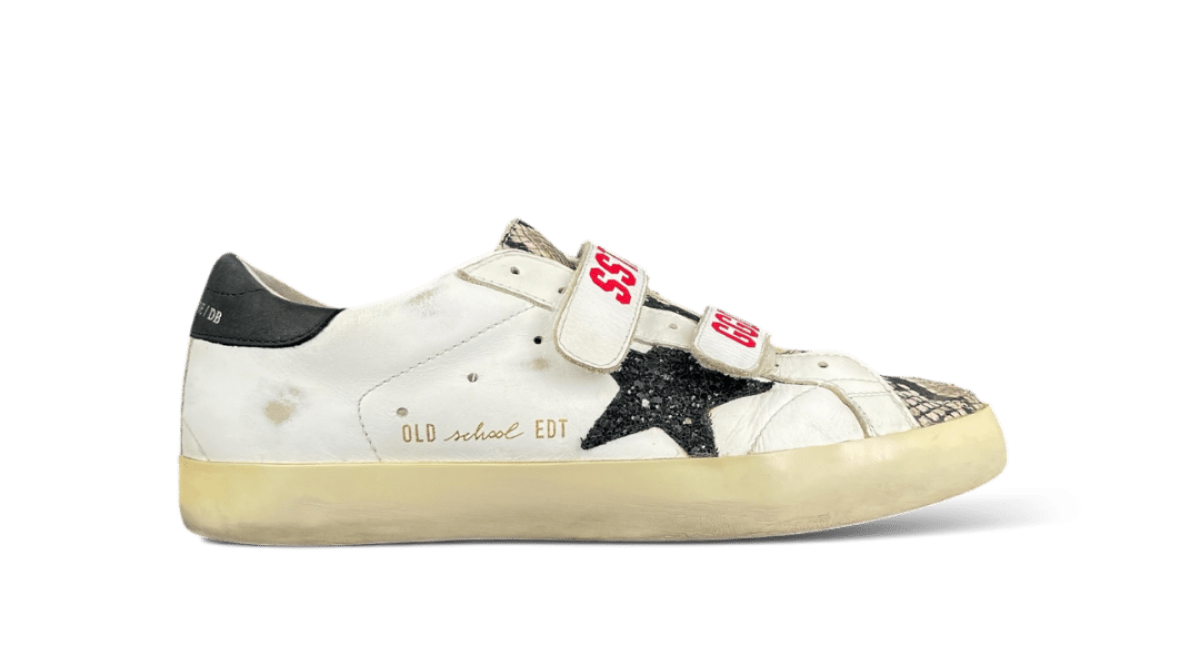 Golden Goose Old School Blanc / Noir / Rouge 38