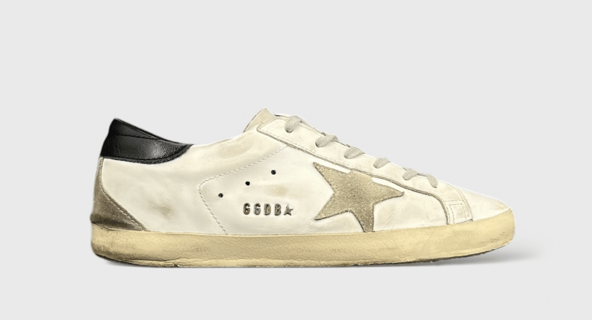 8419 Golden Goose Super Star Blanc/Noir/Daim 40