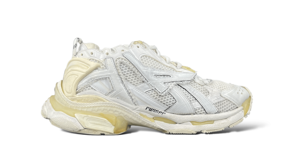 Balenciaga Runner / Blanc / Crème / 42