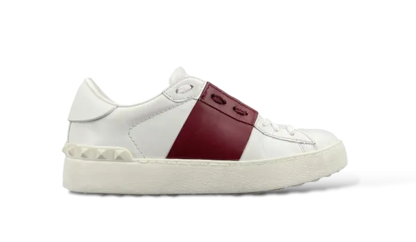baskets valentino garavani open blanc bordeaux 4610 01 5b2067d2