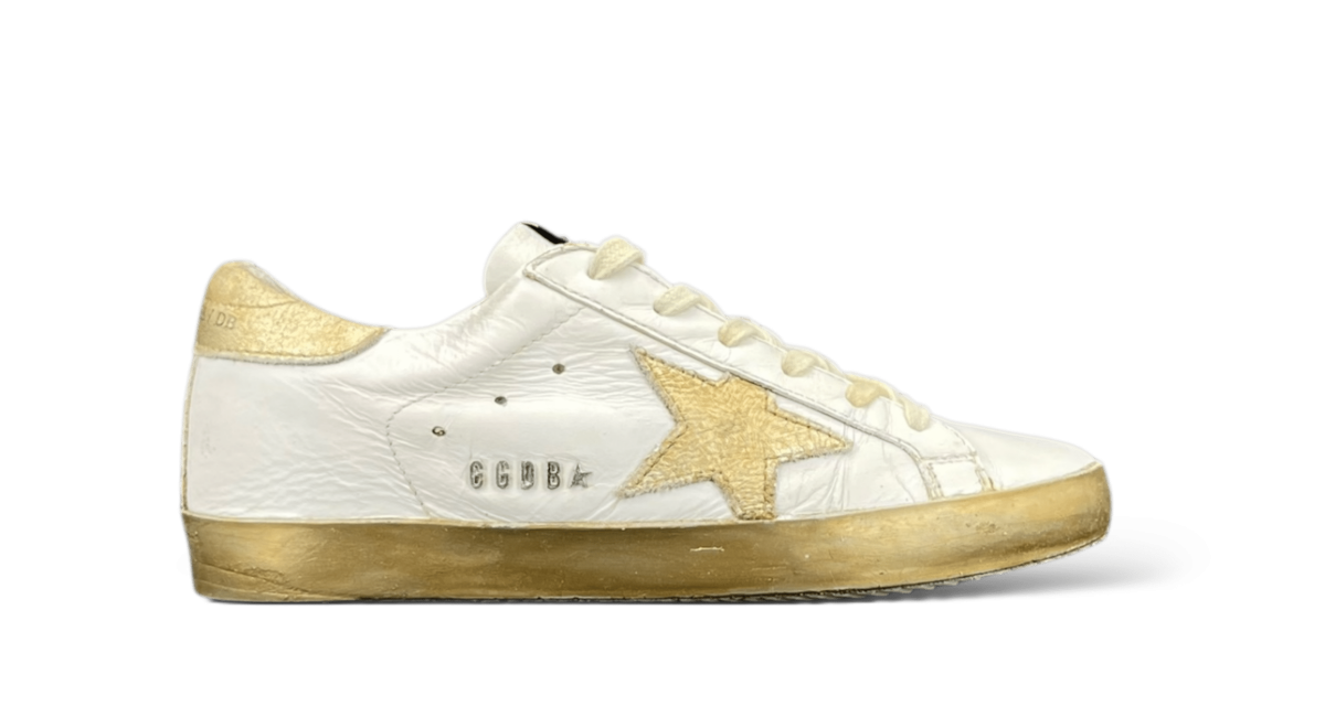 Golden Goose Super Star Blanc/Doré 35