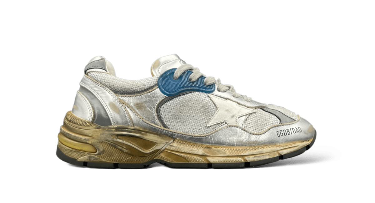 Golden Goose Dad Star / Argenté / Bleu / 37