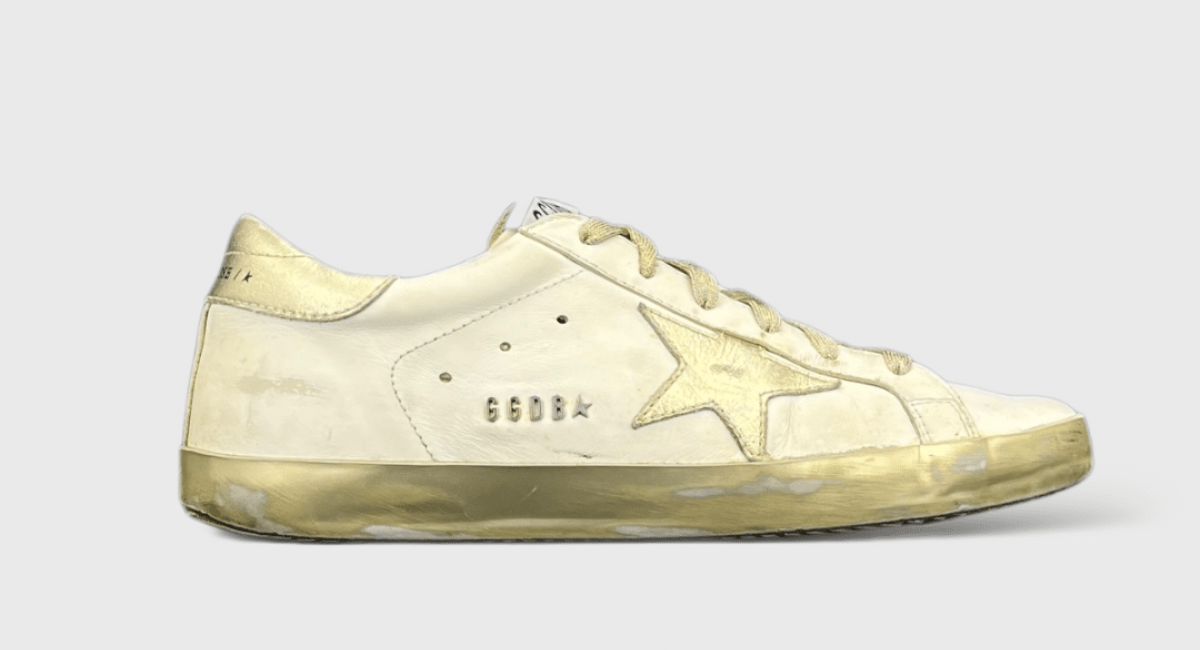 10050 Golden Goose Superstar Blanc/or 39