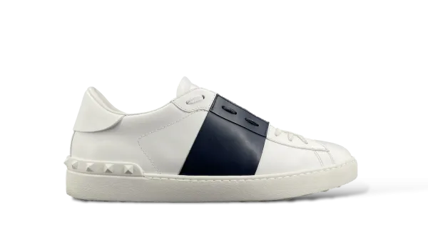 baskets valentino open blanc bleu marine 4704 01 62579817