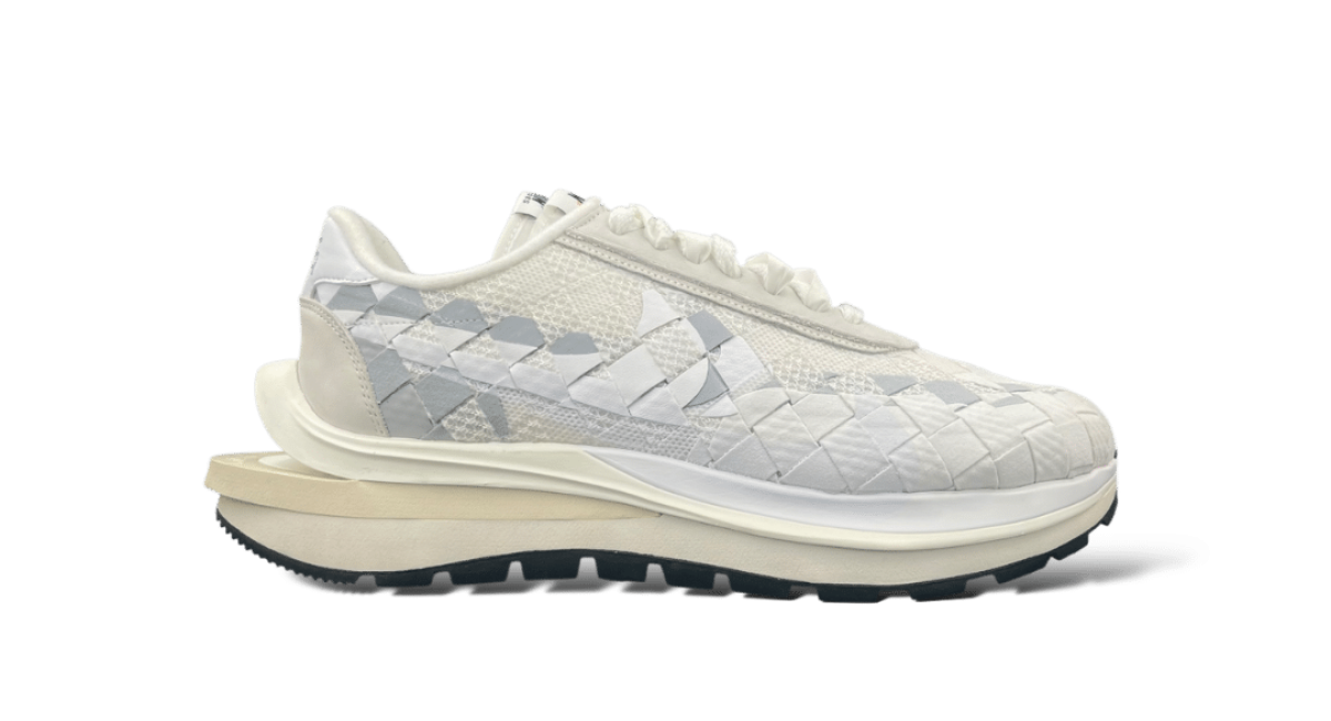 Nike Sacai VaporWaffle Jean Paul Gautier / Woven White / 45.5