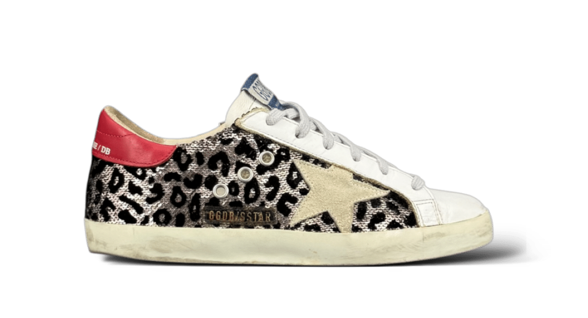 Golden Goose Super Star Léopard/Rouge 37