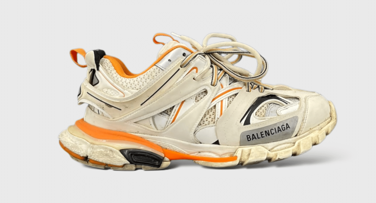 0000001074 Balenciaga Track Blanc/Orange 40