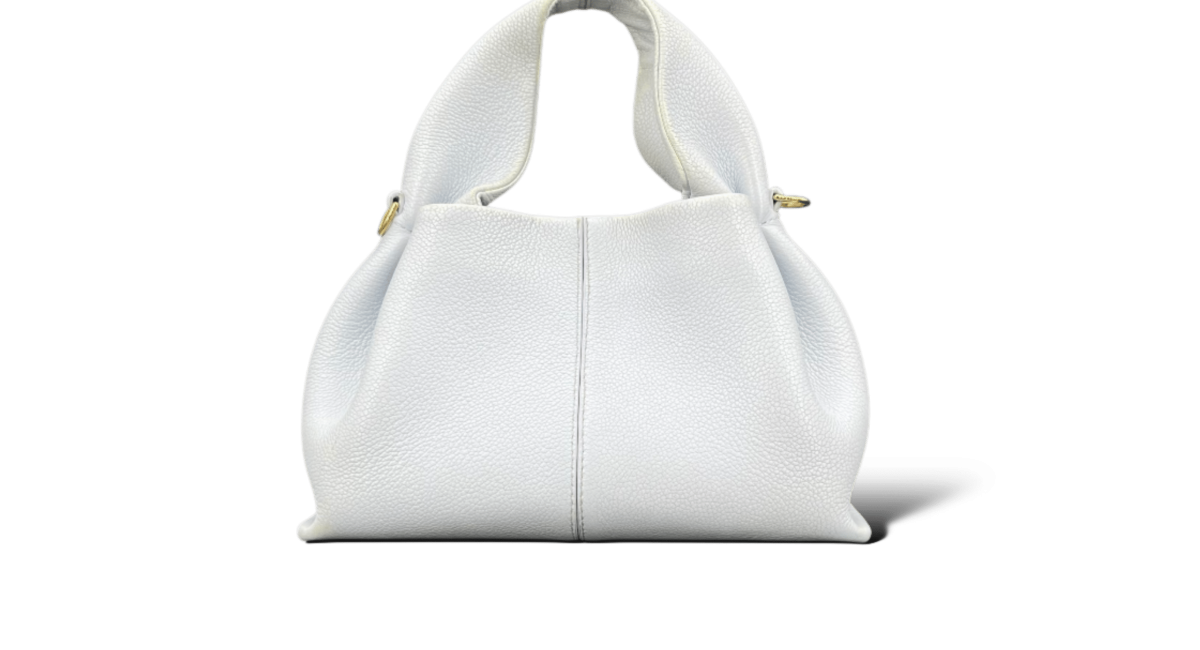 Polène numéro 9 Bleu Ciel/Doré Small