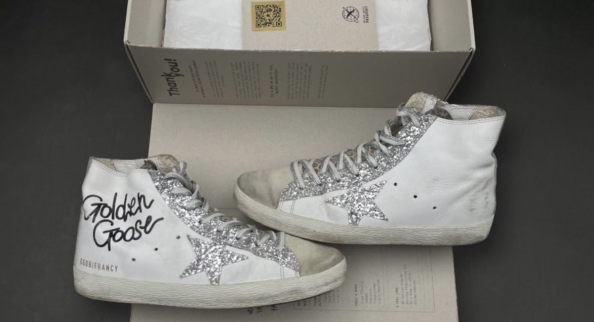 Golden goose Francy Blanc/Paillette 38
