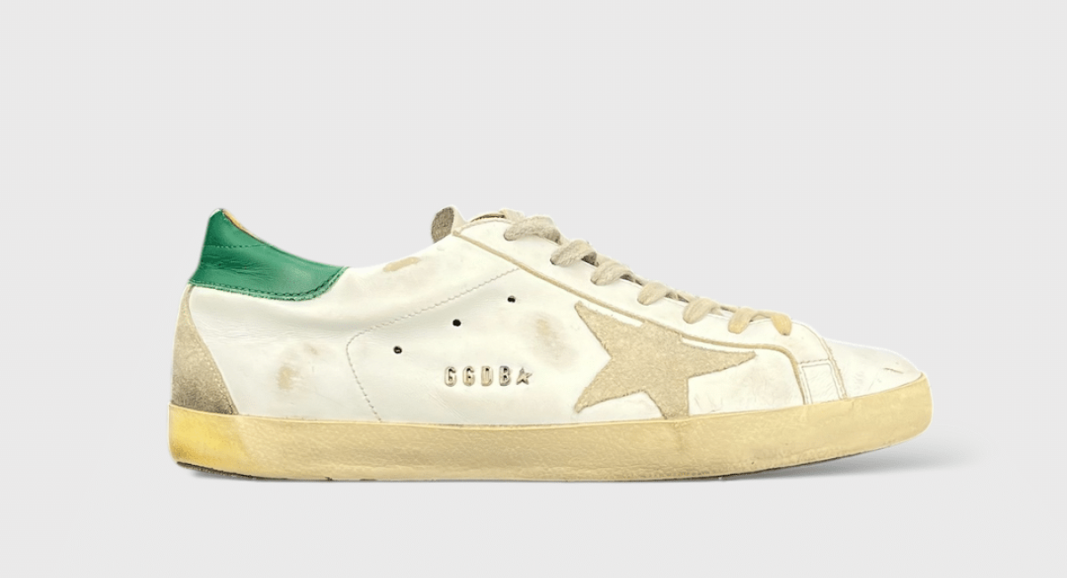 8420 Golden Goose Super Star Blanc/Vert 41