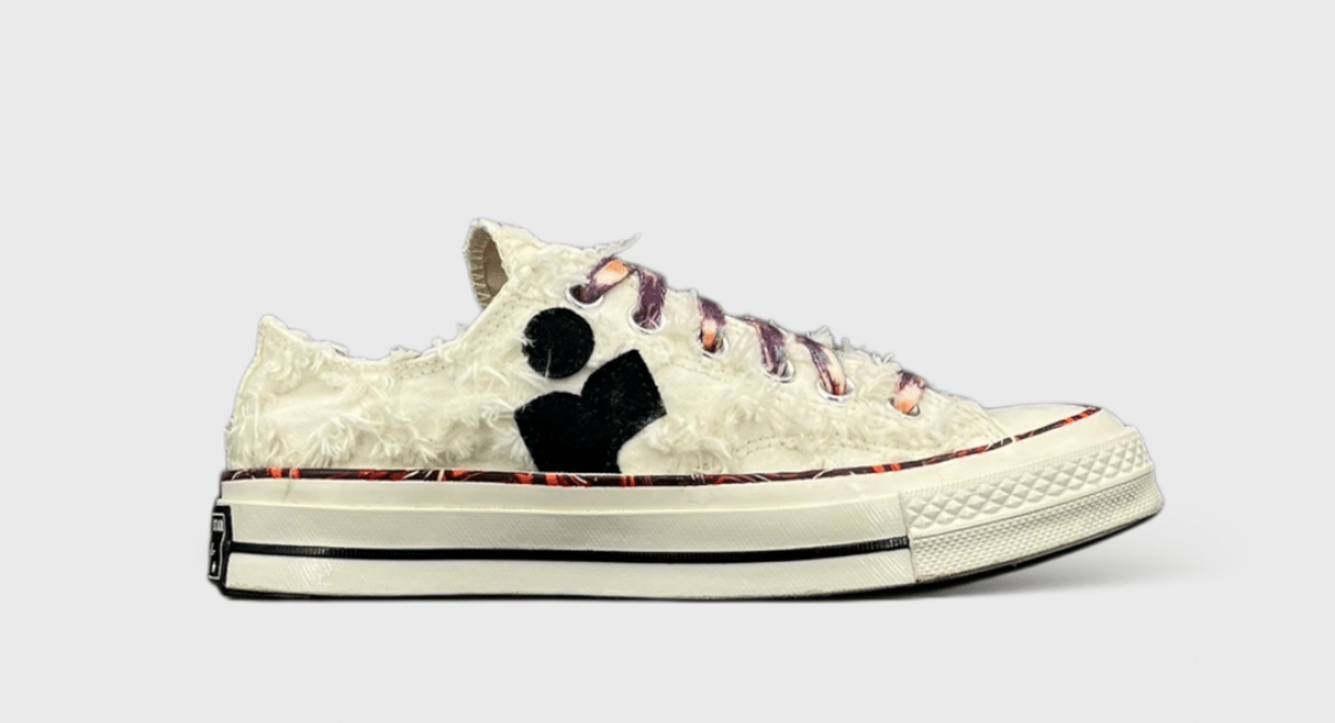 8729 Isabel Marant X Converse Chuck 70 Blanc/Franges/Noir 37