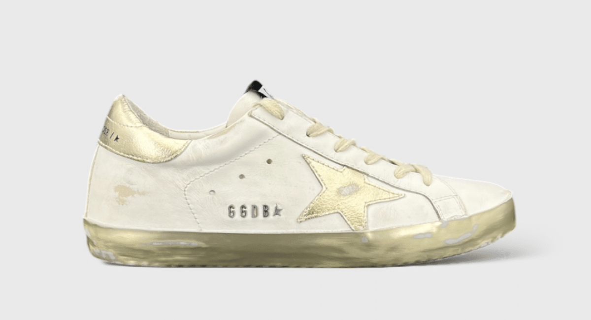 8401 Golden Goose Super Star Blanc/ Dorée/Argentée 37