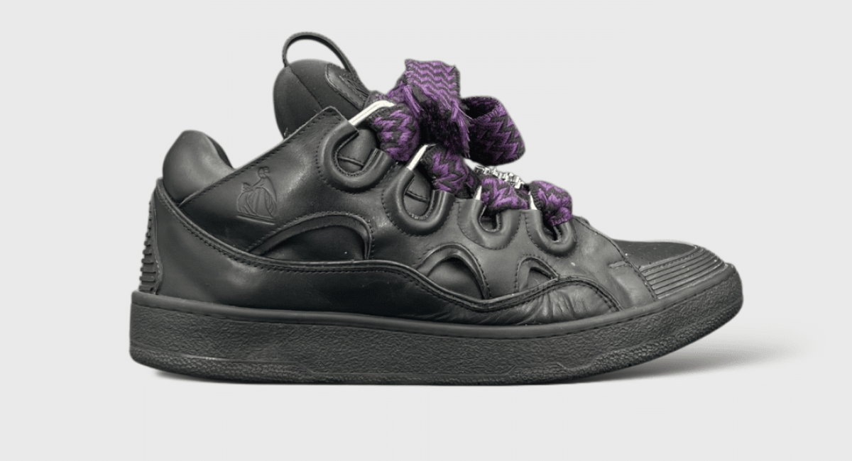 0000000636 Lanvin Curb Noir/violet 44
