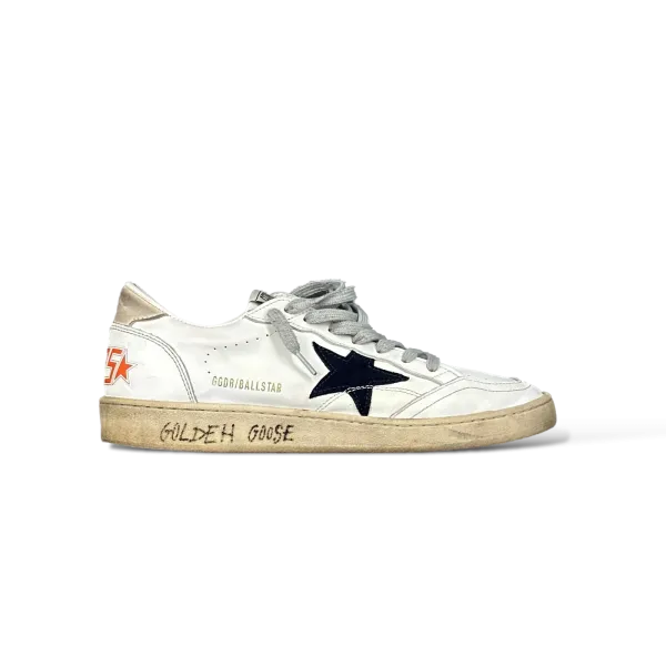 baskets golden goose ball star blanc bleu marine 01 7b91ec39