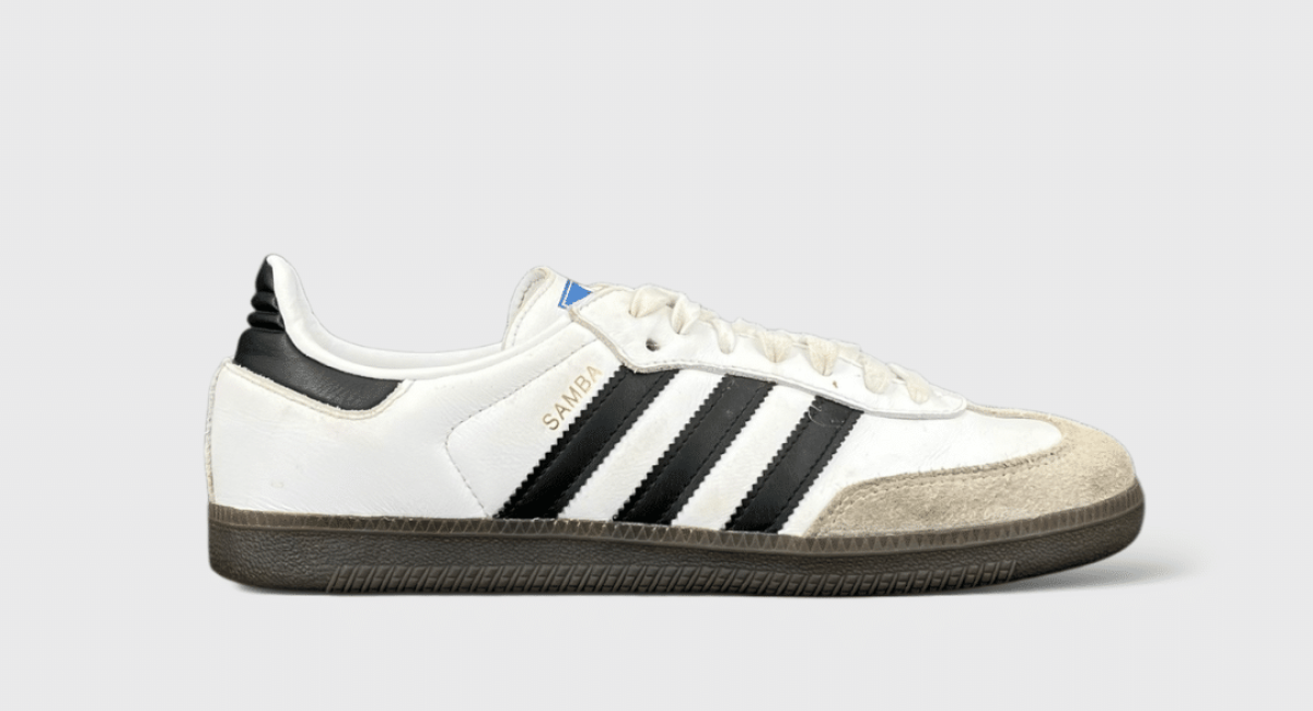 8009 Adidas Samba Blanc/Noir 40,5