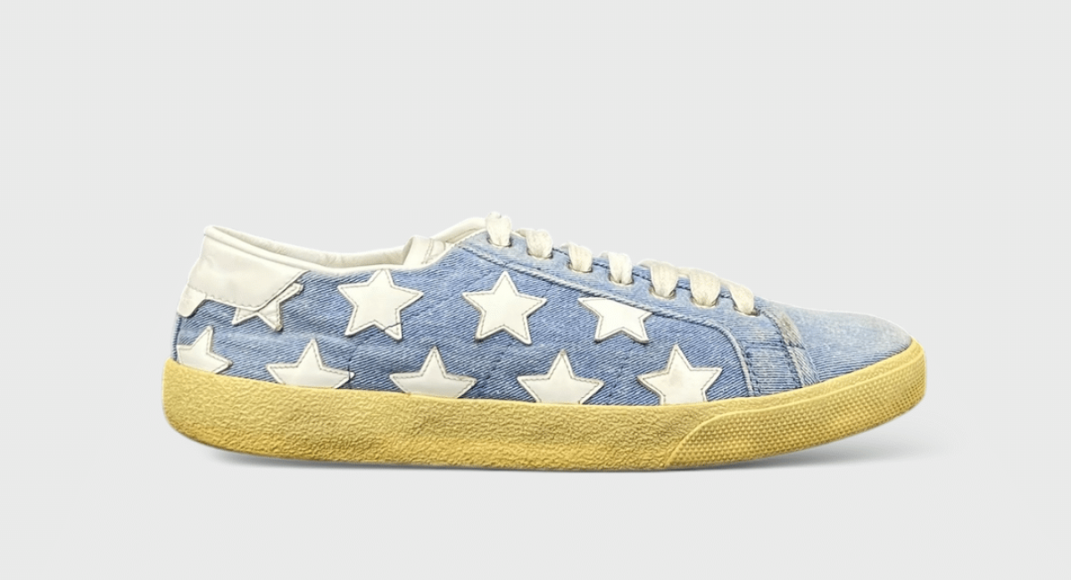 0000000762 Yves Saint Laurent Court Classic Jean bleu 38,5