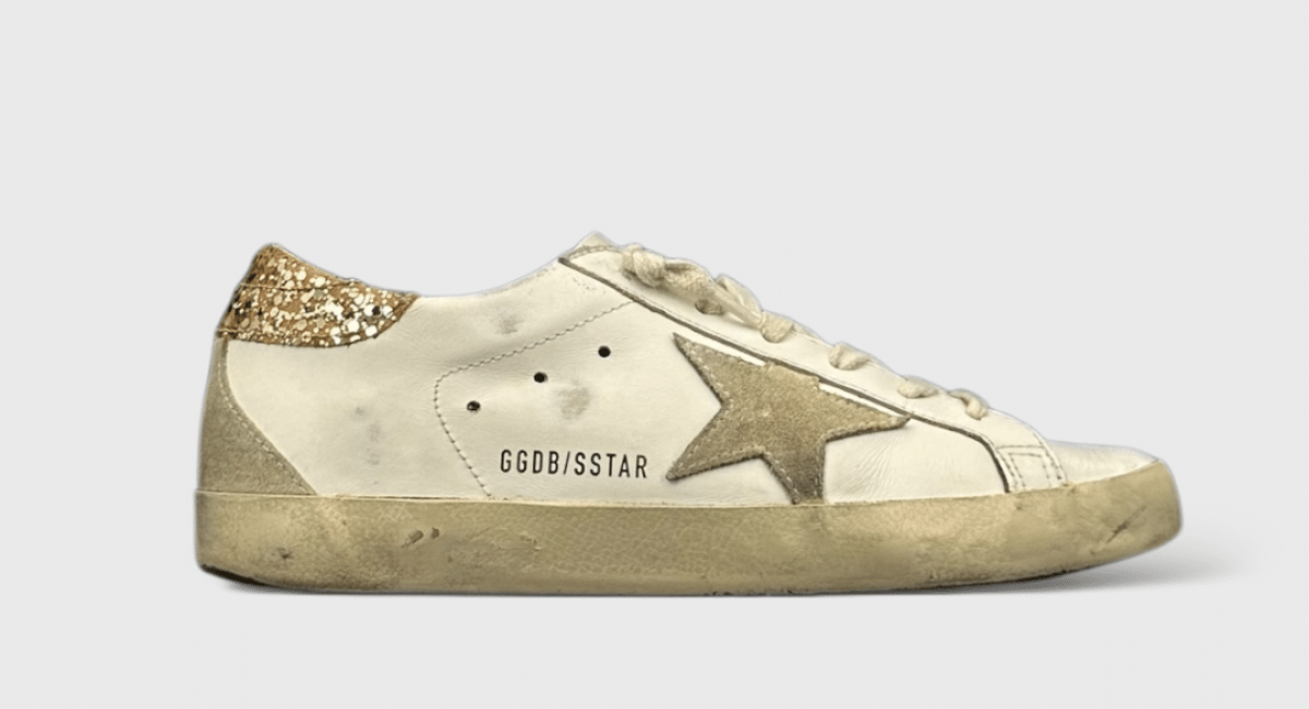 10092 Golden Goose Superstar Or/blanc/beige 37