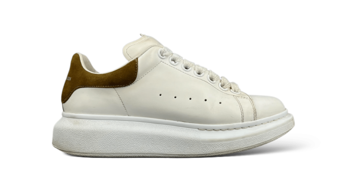 Alexander Mcqueen Oversize / Blanc / Marron / 36.5