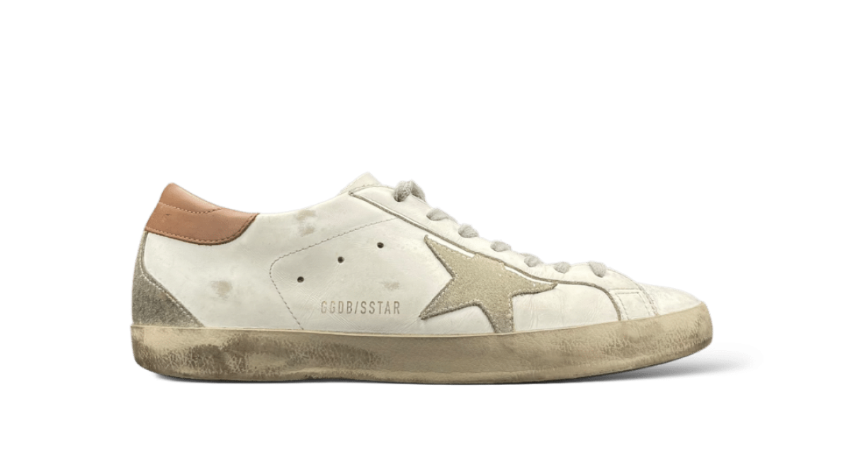 Golden Goose Super Star / Blanc / Marron/ 43