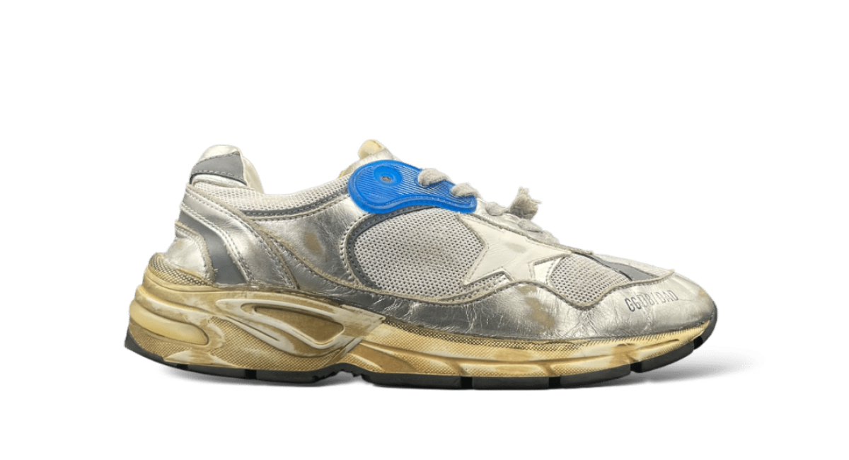 Golden Goose Dad Star / Argenté / Bleu / 37