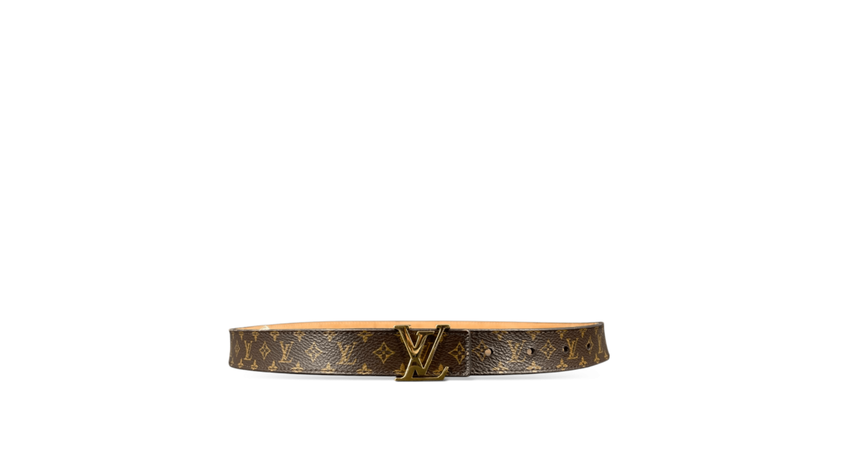 Louis Vuitton Ceinture LV / Monogramme / Doré / 85