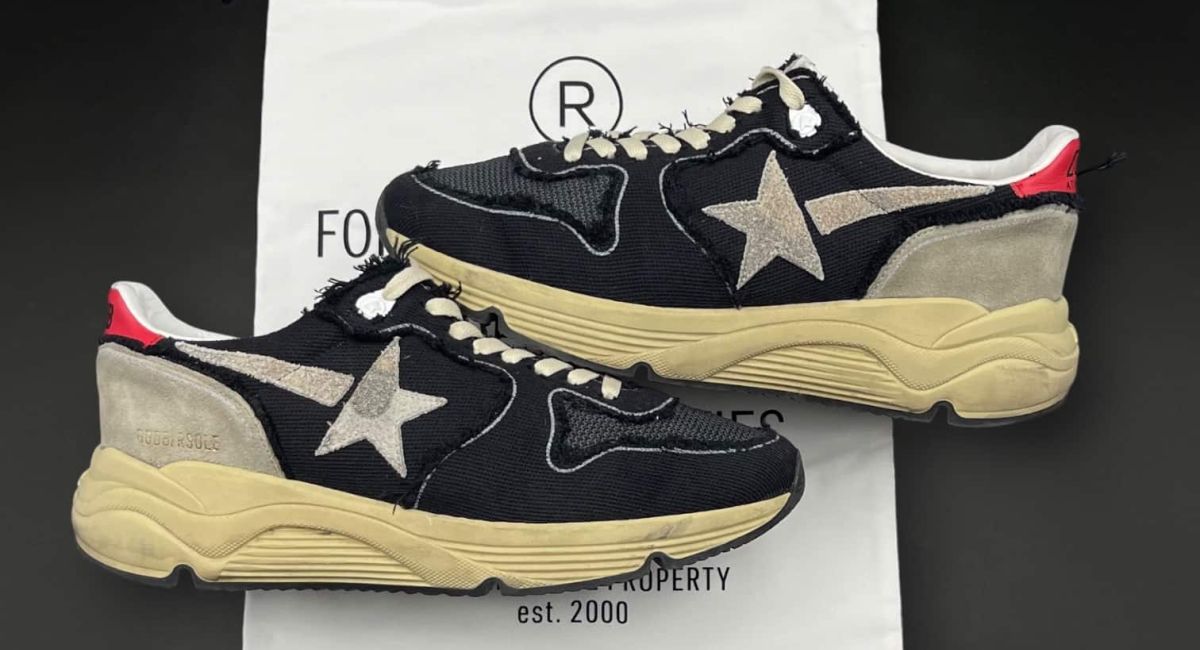 Golden Goose Running noire/rouge 42
