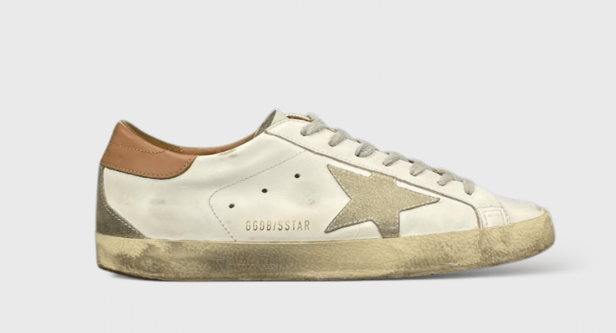 0000001072 Golden Goose Super Star Blanc/Marron 40