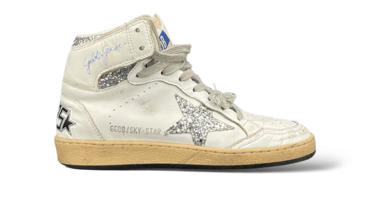 0000001622 Golden Goose sky star Blanc/Argenté/Paillette 35