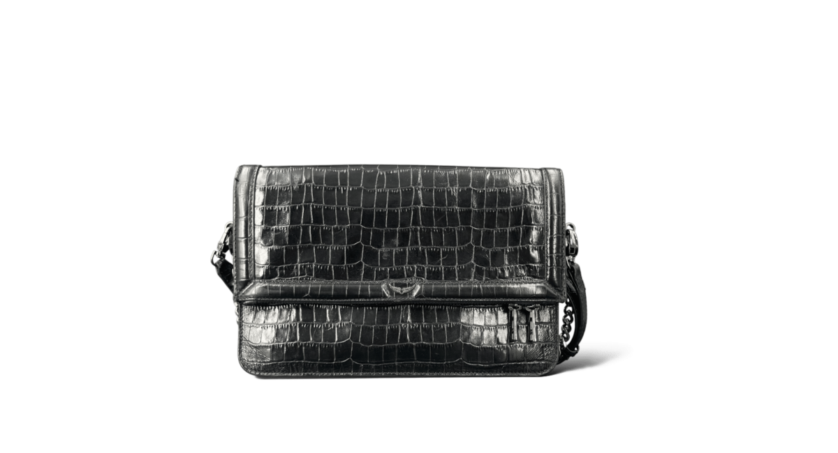 Zadig et Voltaire pochette rock / Noir / Argenté / Médium