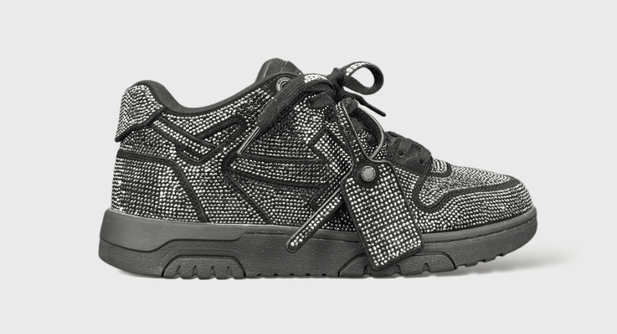 7949 Off White Out Of Office Noir/Strass 41