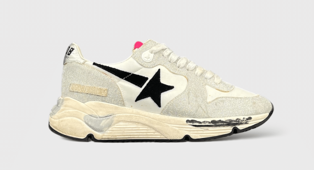8396 Golden Goose Running Blanc/Argentée/ Noir/Rose 36
