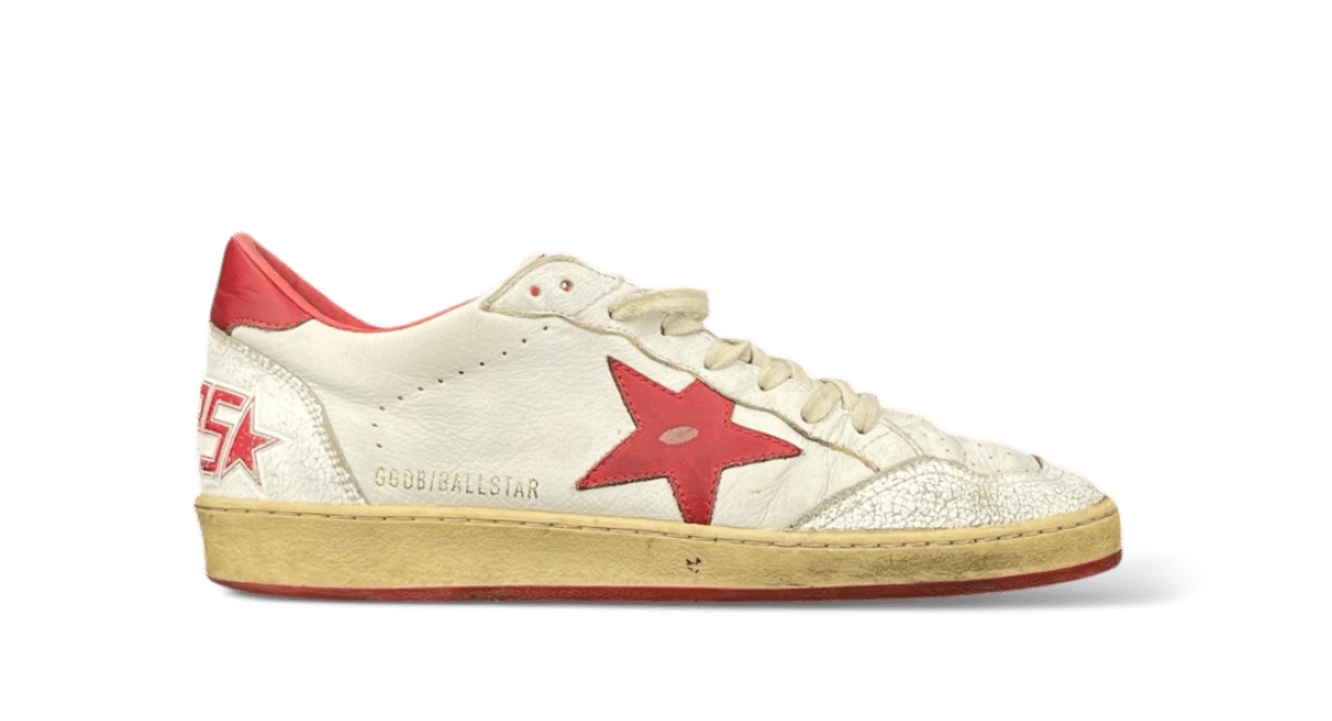 Golden Goose Ball Star Rouge/Blanc 42