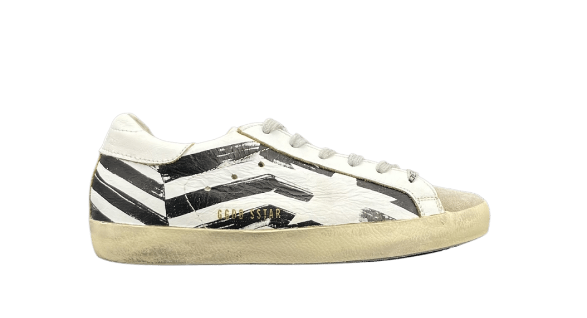 Golden Goose Super Star / Blanc / Noir / 36