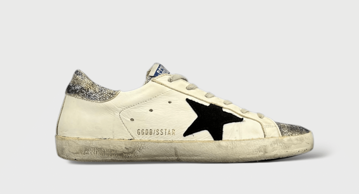 9343 Golden Goose Superstar Blanc/Crocodile/Bleu/Noir 38