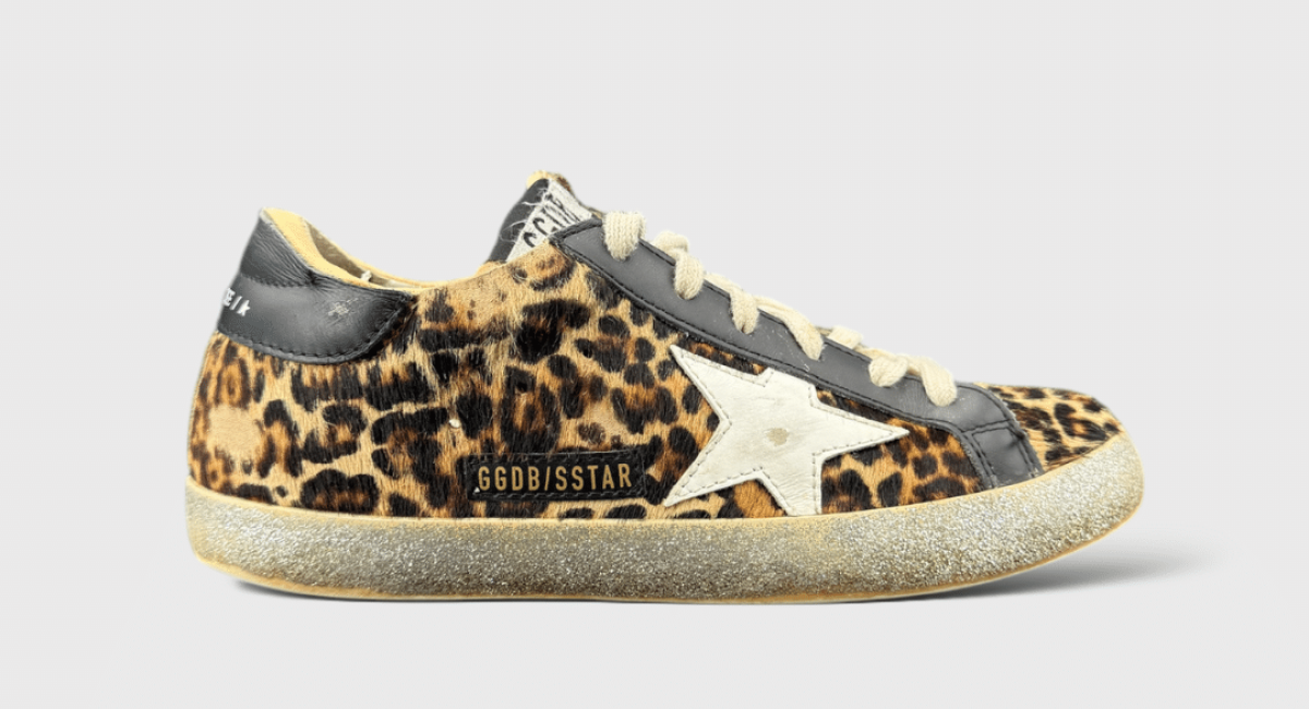 8402 Golden Goose Super Star léopard/ Noir/Blanc 37