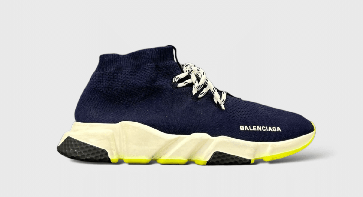 8555 Balenciaga Speed Trainer Bleu/Jaune/Blanc/Noir