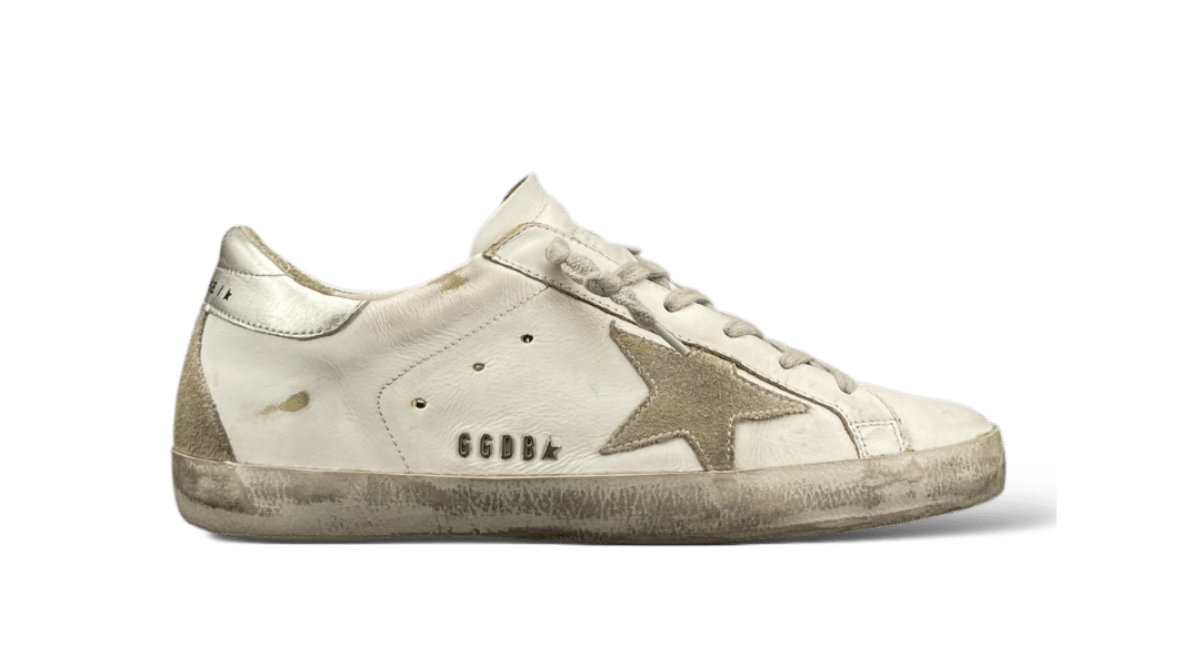 0000001547 Golden Goose Super Star Blanc/Argenté 37