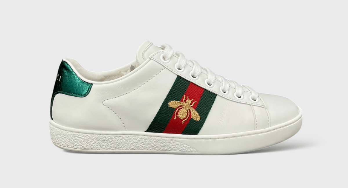 0000000461 Gucci Basket Blanc/Rouge/Vert 34