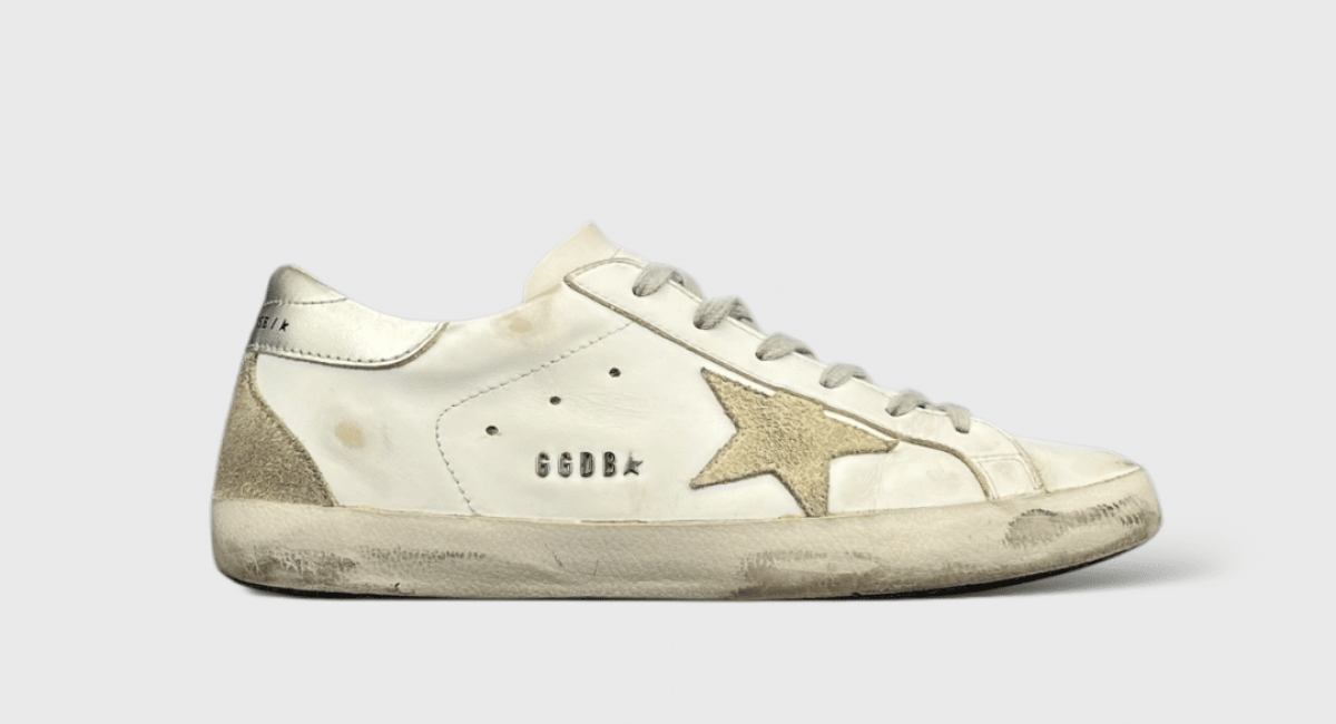 9309 Golden Goose SuperStar Blanc/Argenté 41