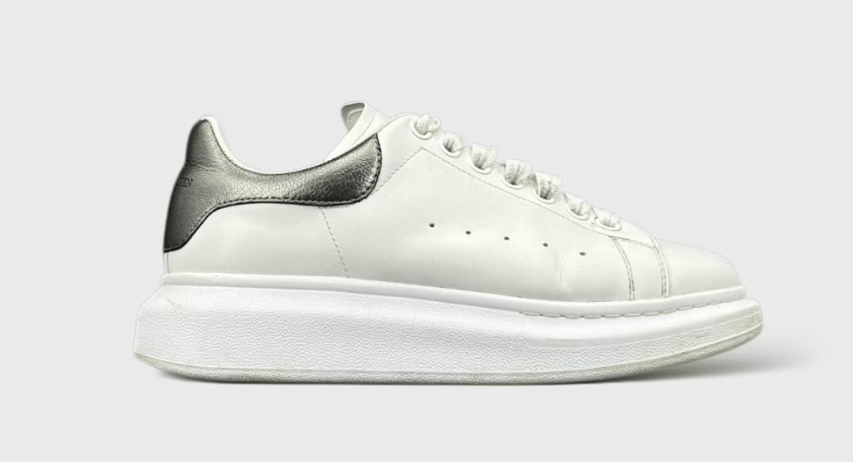 10008 Alexander Mcqueen Oversize blanc/Argenté 38