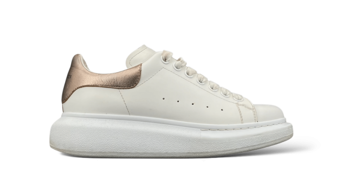 Alexander Mcqueen Oversize Rose brillant/Blanc 38