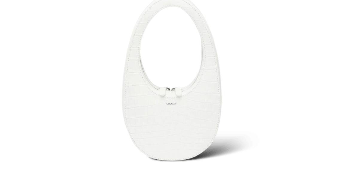 Coperni Swipe blanc croco