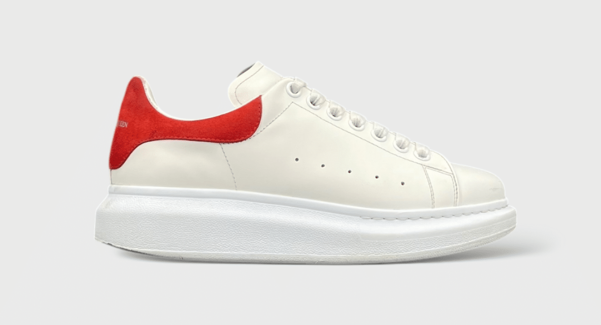 Alexander McQueen Oversize Blanc/Rouge 40