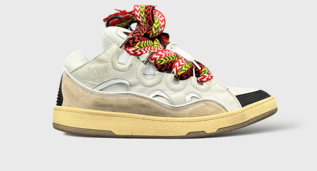 7518 Lanvin Curb Blanc/Rouge 44