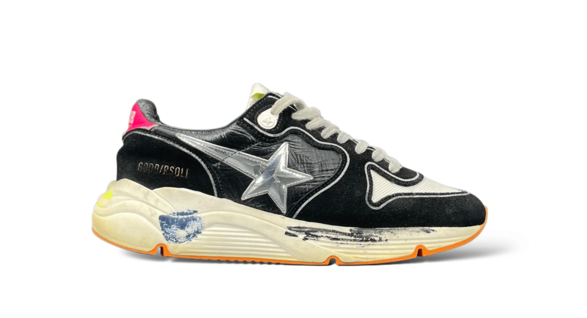 Golden Goose Running Noir/Rose/Gris/Blanc 37