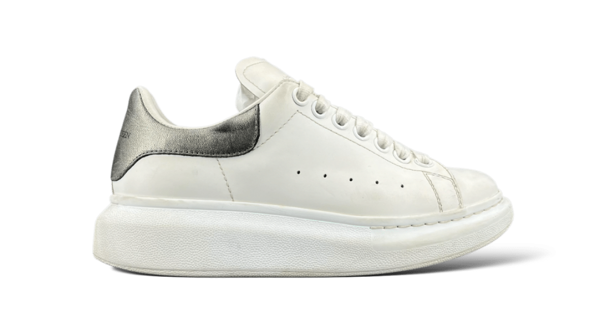 Alexander Mcqueen Oversize / Blanc / Argenté / 36.5