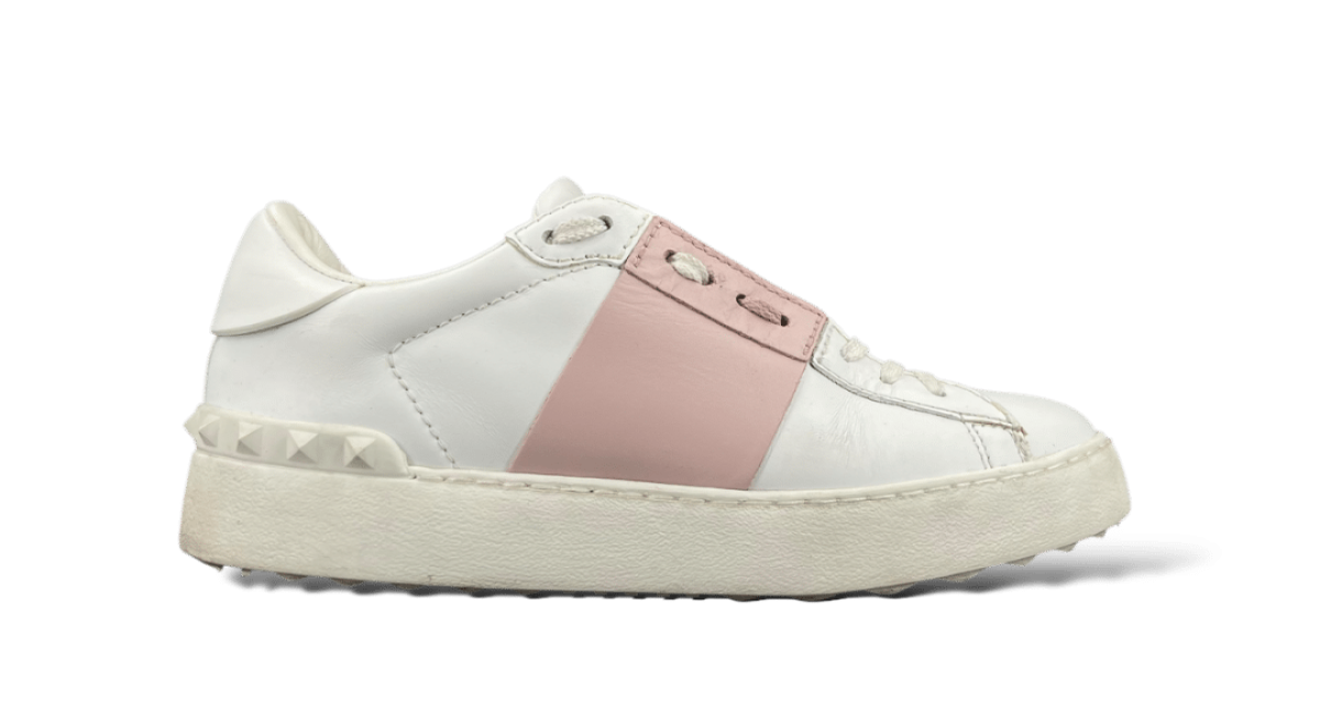 Valentino Open / Blanc / Rose / 36.5