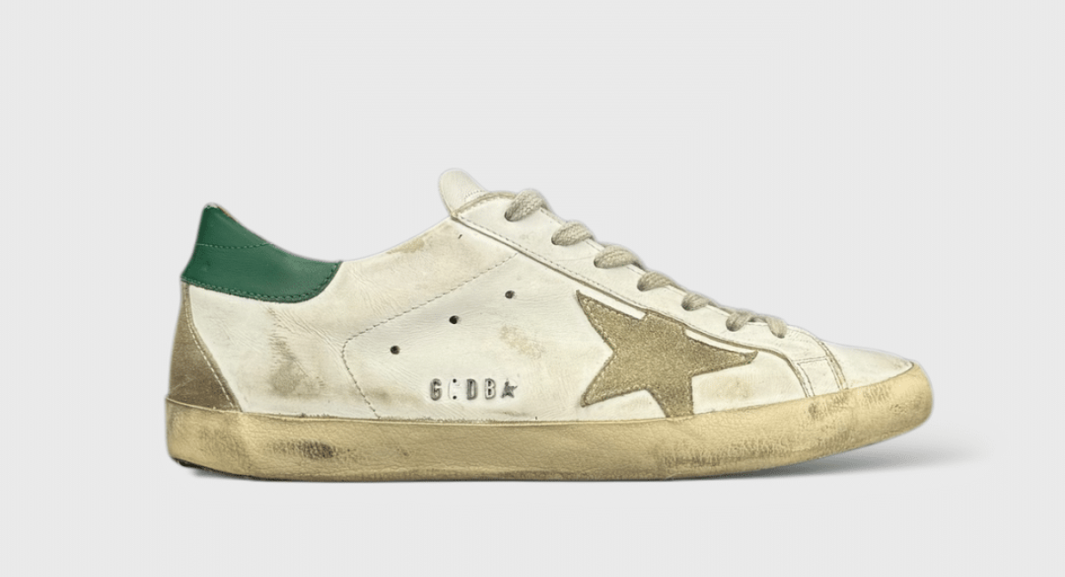 9851 Golden Goose Superstar Blanc/Vert 41