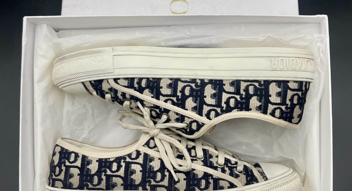 Dior walk n blanc/bleu 41